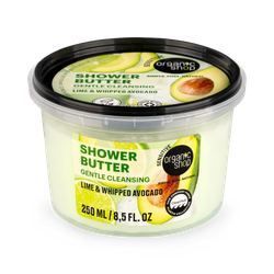 Organic Shop Gentle Cleansing Shower Butter Lime & Whipped Avocado 250ml