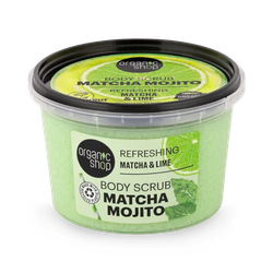 Organic Shop Refreshing Mojito Body Scrub Matcha & Lime 250ml
