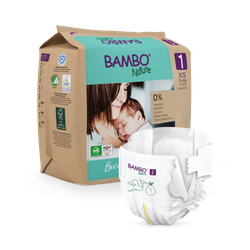 Bambo Nature Nappies Size 1 2-4kg 22 Pack