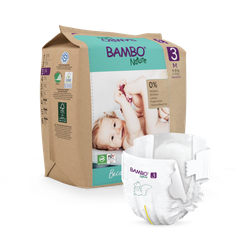 Bambo Nature Nappies Size 3 4-8kg 28 Pack