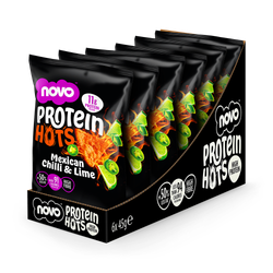 Novo Protein Hots Mexican Chilli & Lime 45g 6pcs/pack