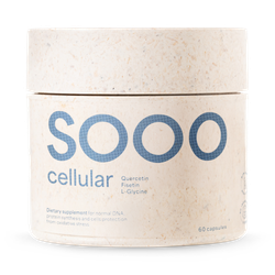 SOOO cellular: Quercetin, Fisetin, L-Glycine 60 Capsules