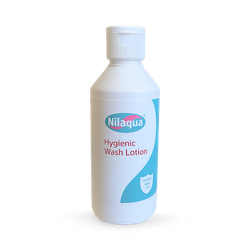 Nilaqua Hygienic Wash Lotion, Hair & Body Wash With Anti Bacterial Properties for Sensitive Skin, Hospitals, Care Homes