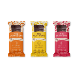 The Berry One x 1, The Nutty One x 1, The Orange One x 1