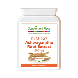 Supplement Place Ashwagandha Root Extract KSM-66 | 500mg | 60 Capsules