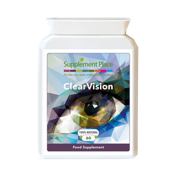 Supplement Place ClearVision | Pine Bark, Bilberry, Lutein, Zeaxanthin | 60 Capsules
