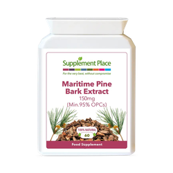 Supplement Place Maritime Pine Bark Extract 150mg | 95% OPCs | 60 Capsules