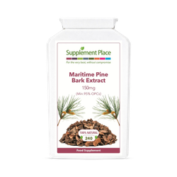 Supplement Place Maritime Pine Bark Extract 150mg | 95% OPCs | 240 Capsules