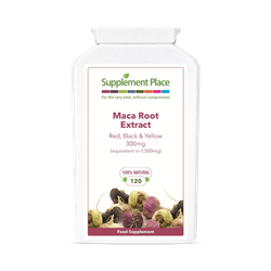 Supplement Place Maca Root Extract | Equiv. to 1,500mg | 120 Capsules