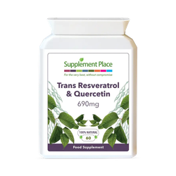 Supplement Place Trans Resveratrol + Quercetin 690mg | 60 Capsules