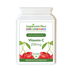 Supplement Place Wholefood Vitamin C 200mg | 60 Capsules