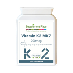 Supplement Place Vitamin K2 MK7 200mcg | 120 Capsules