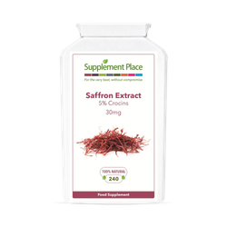 Supplement Place Saffron Extract 30mg | 5% Crocins | 240 Capsules