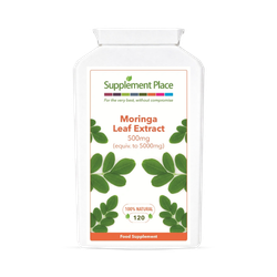 Supplement Place Moringa Leaf Extract 500mg | 120 Capsules