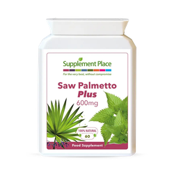 Supplement Place Saw Palmetto Plus | Saw Palmetto, Lycopene, Nettle | 60 Capsules