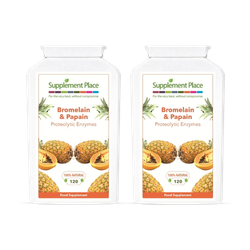 Supplement Place Bromelain & Papain Proteolytic Enzymes | 240 Capsules
