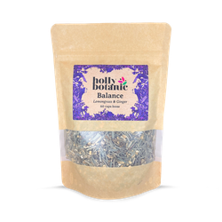 Holly Botanic Balance Tisane | Lemongrass & Ginger | 60 Cup Loose
