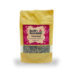 Holly Botanic Unwind Tisane | Lemon Balm & Hibiscus | 20 Cup Loose