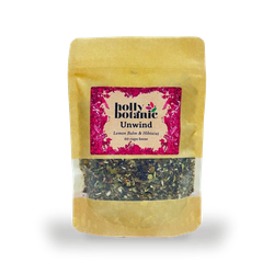 Holly Botanic Unwind Tisane | Lemon Balm & Hibiscus | 60 Cup Loose