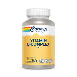 Solaray Vitamin B Complex 100" Super Strength, 100 Vegan Capsules