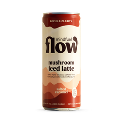 Mindfuel Flow Lion’s Mane Mushroom Oat Latte Salted Caramel 250ml