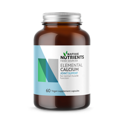 Native Nutrients Elemental Calcium 60 caps