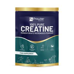 Creatine Monohydrate 100% Pure Micronised Unflavoured Vegan Powder | 100 Serving – 360g Pouch