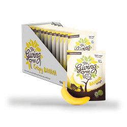 The Giving Tree Freeze Dried Banana Crisps 12 x 38g