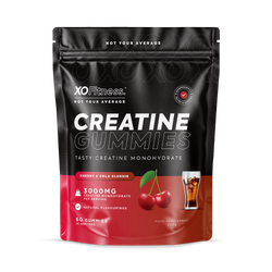 XO Fitness Creatine Gummies - 60 Count - Cherry & Cola