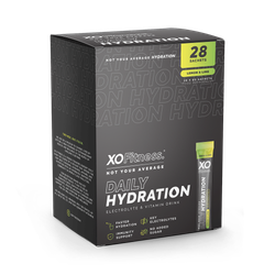 XO Fitness Hydration Sachets - 28 Pack - Lemon & Lime