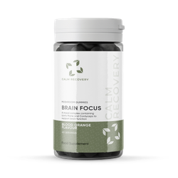 Calm Recovery Brain Focus Mushroom Gummies 60 Servings with Lion's Mane and Cordyceps, Advanced Functional Mushrooms Complex, Mushroom Supplement