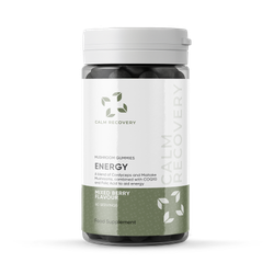 Calm Recovery Engery Mushroom Gummies 60 Servings with Maitake and Cordyceps, Advanced Functional Mushroom Complex, Mushrooms Supplement