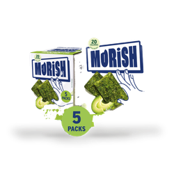 Morish Snacks Crispy Avocado Oil Seaweed Snacks 5x4g