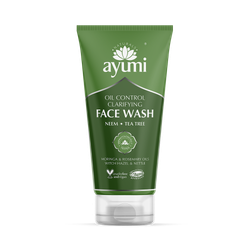 Neem & Tea Tree Oil Control Face Wash, Gentle Purifying Cleanser for Oily and Acne-Prone Skin 150ml