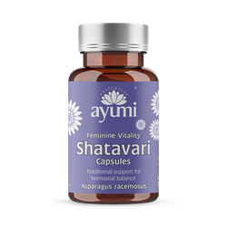 Shatavari Vegan Capsules, Hormonal Balance and Female Wellness | High Potency 60 Capsules
