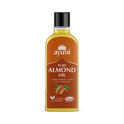 Pure Sweet Almond Oil For Hair, Skin, Body and Baby
