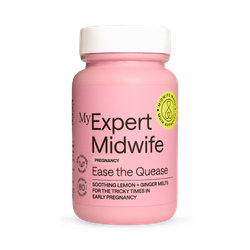 My Expert Midwife Ease The Quease Soothing Melts Lemon + Ginger 60 Capsules