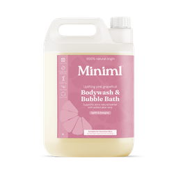 Body Wash & Bubble Bath Uplifting Pink Grapefruit 5L Refill
