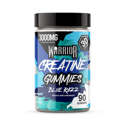 Warrior Creatine Gummies BLUE RAZZ 90 Gummies