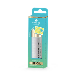 Nature Spell Nature Spell Nature Spell Hydrating Lip Oil 6ml Bali Coconut Bliss - Transparent Shimmer Bali Coconut Bliss - Transparent Shimmer