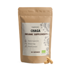 Cupplement Chaga 500mg Organic - 60 Capsules