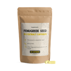 Cupplement Fenugreek Seed 500mg - 60 Capsules