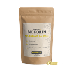 Cupplement Bee Pollen Extract 500mg - 60 Capsules