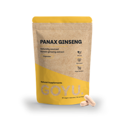 GOYU Panax Ginseng Extract Capsules 500mg - 60 Capsules