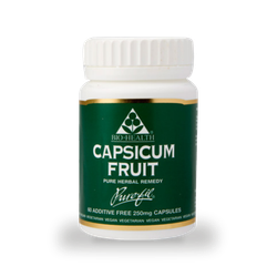 Bio-Health Capsicum Fruit Food Supplement 60 Capsules