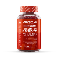 Novomins Hydration Electrolyte Gummies - 30 servings Peach 90 Gummies