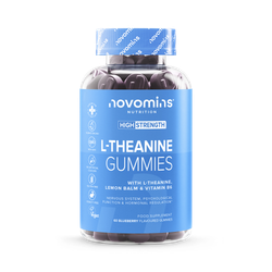 Novomins L'Theanine Gummies Blueberry 60 Gummies