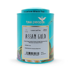 Tea People Assam Gold - Loose Leaf Black Tea - 100g Tin Caddy