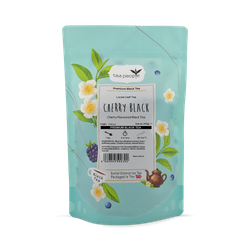 Tea People Cherry Black - Loose Leaf Black Tea - 200g Refill Pack