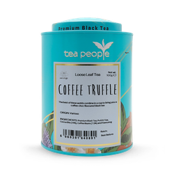 Tea People Coffee Truffle - Loose Leaf Black Tea - 100g Tin Caddy